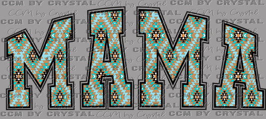 Aztec Mama Western Rodeo Ready to Press Transfer DTF Transfer Sublimation Transfer