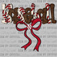 Baseball Bow Ready to Press Transfer DTF Transfer Sublimation Transfer