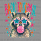 Raccoon Back to School Ready to Press DTF Transfers Sublimation Transfers