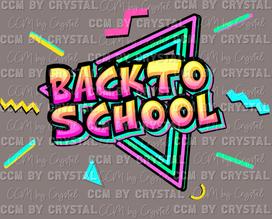 Back to School Ready to Press Transfer