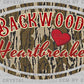 Camo Backwoods Heartbreaker Red Camo Ready to Press Transfer DTF Transfer Sublimation Transfer
