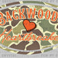 Camo Backwoods Heartbreaker Orange Ready to Press Transfer DTF Transfer Sublimation Transfer