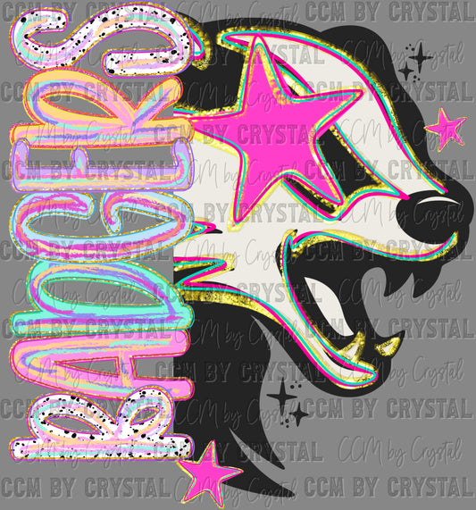 Badgers Pastel Ready to Press DTF Transfers
