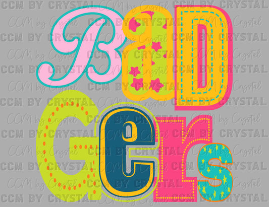 Badgers Colorful Ready to Press Transfer DTF Transfer Sublimation Transfer