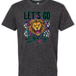 Let's Go Lions Leopard T Shirt