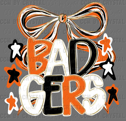 Karnes City Badgers Ready to Press Transfer DTF Transfer Sublimation Transfer