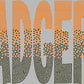 Badgers Ombre Approximately 11" wide Spangle Transfer