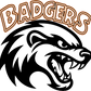 Badgers Mascot Ready to Press Transfer DTF Transfer Sublimation Transfer