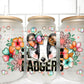 Badgers UV Transfer 16oz Libby Glass Can Wrap Ready to Apply