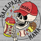 Ballpark Mama Baseball and Softball Ready to Press Transfer DTF Transfer Sublimation Transfer