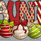 Christmas Ornaments Aunt Ready to Press Transfer DTF Transfer Sublimation Transfer