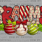 Christmas Ornaments Grammy Ready to Press Transfer DTF Transfer Sublimation Transfer