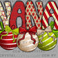 Christmas Ornaments Nana Ready to Press Transfer DTF Transfer Sublimation Transfer