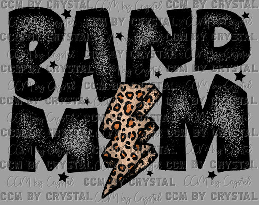 Band Mom Ready to Press Transfer DTF Transfer Sublimation Transfer