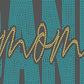 Band Mom 2-Color Approximately 11" wide Spangle Transfer