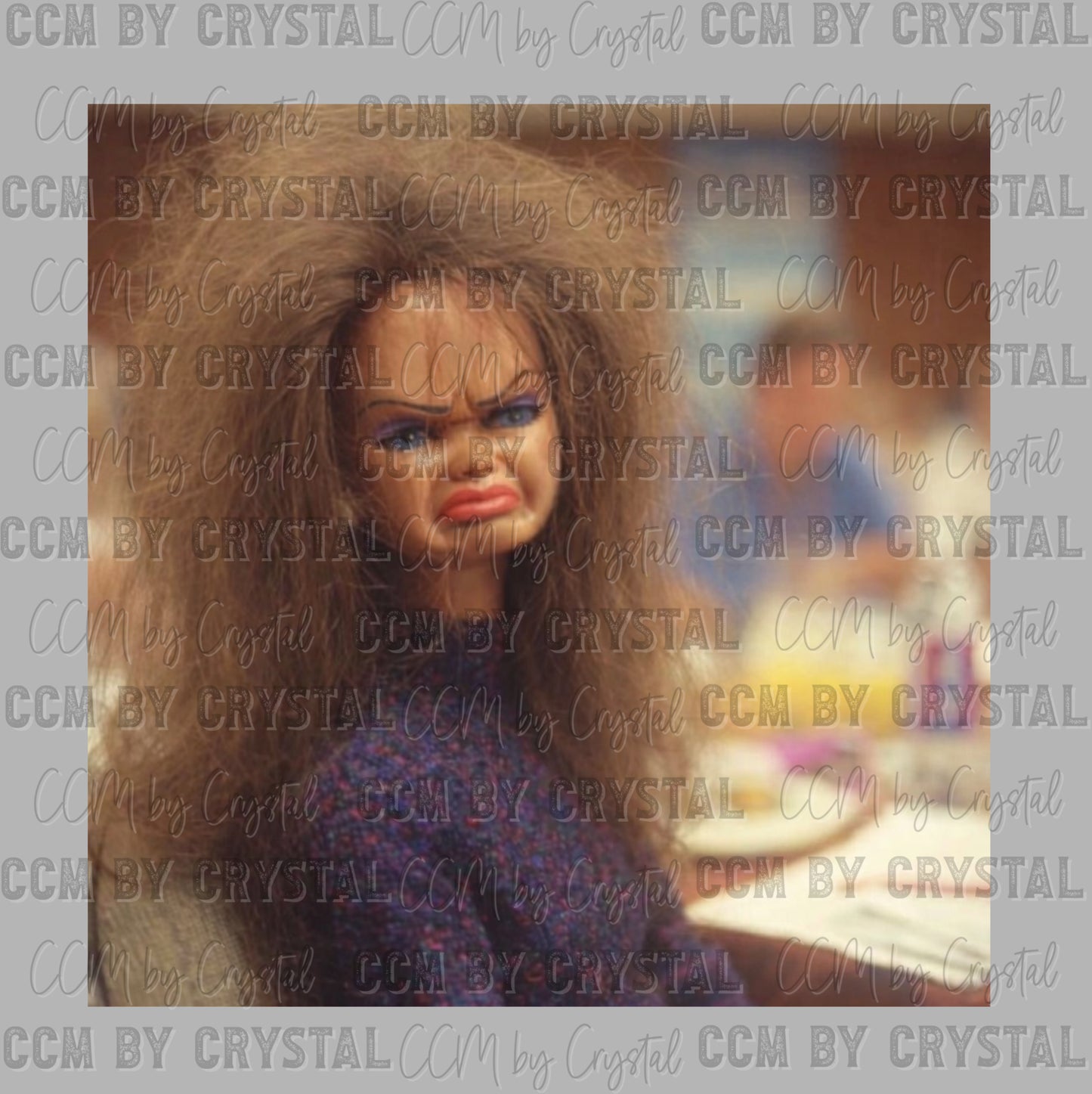 Disgusting Face Toy Doll Ready to Press DTF Transfers Sublimation Transfers