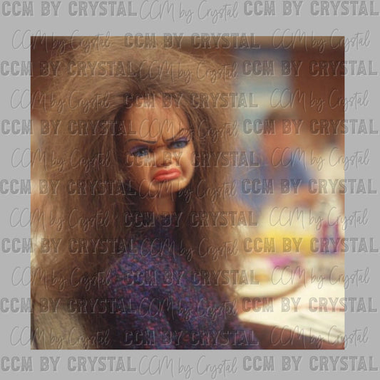 Disgusting Face Toy Doll Ready to Press DTF Transfers Sublimation Transfers