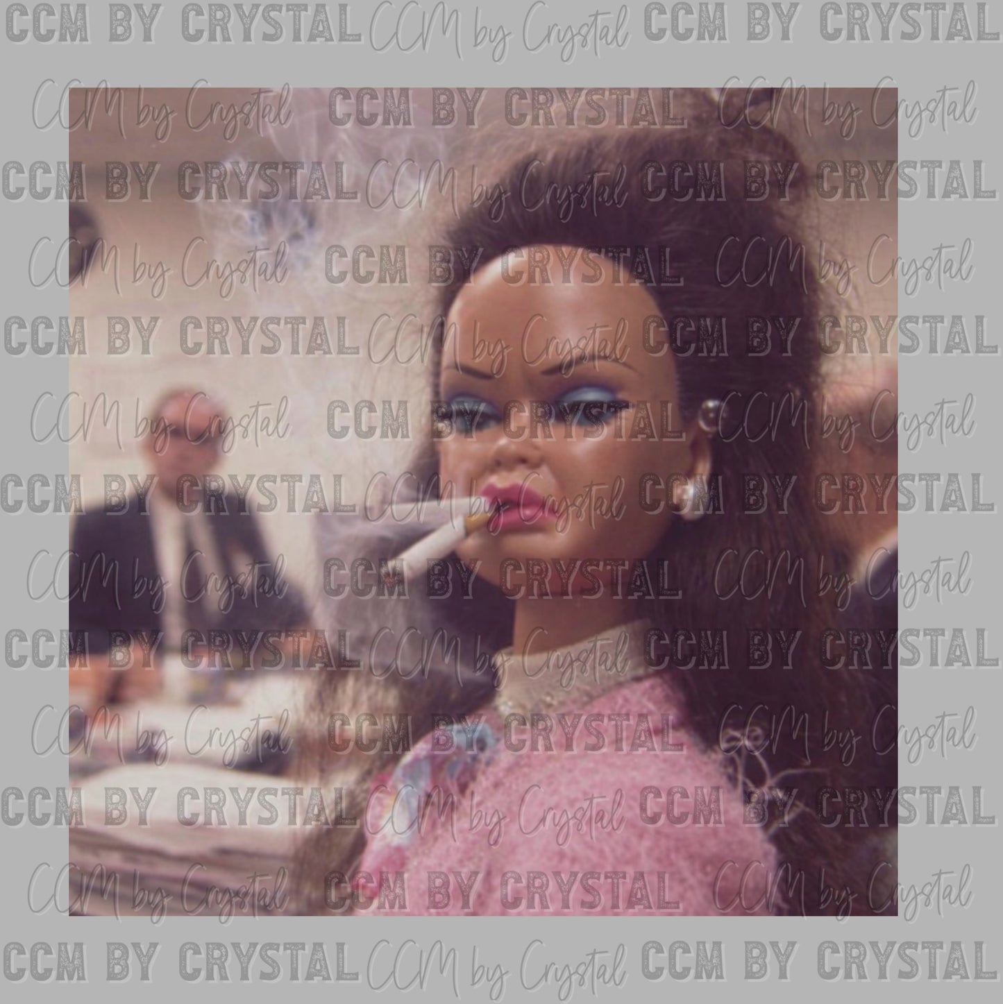 Disgusting Face Toy Doll Cigarettes Ready to Press DTF Transfers Sublimation Transfers
