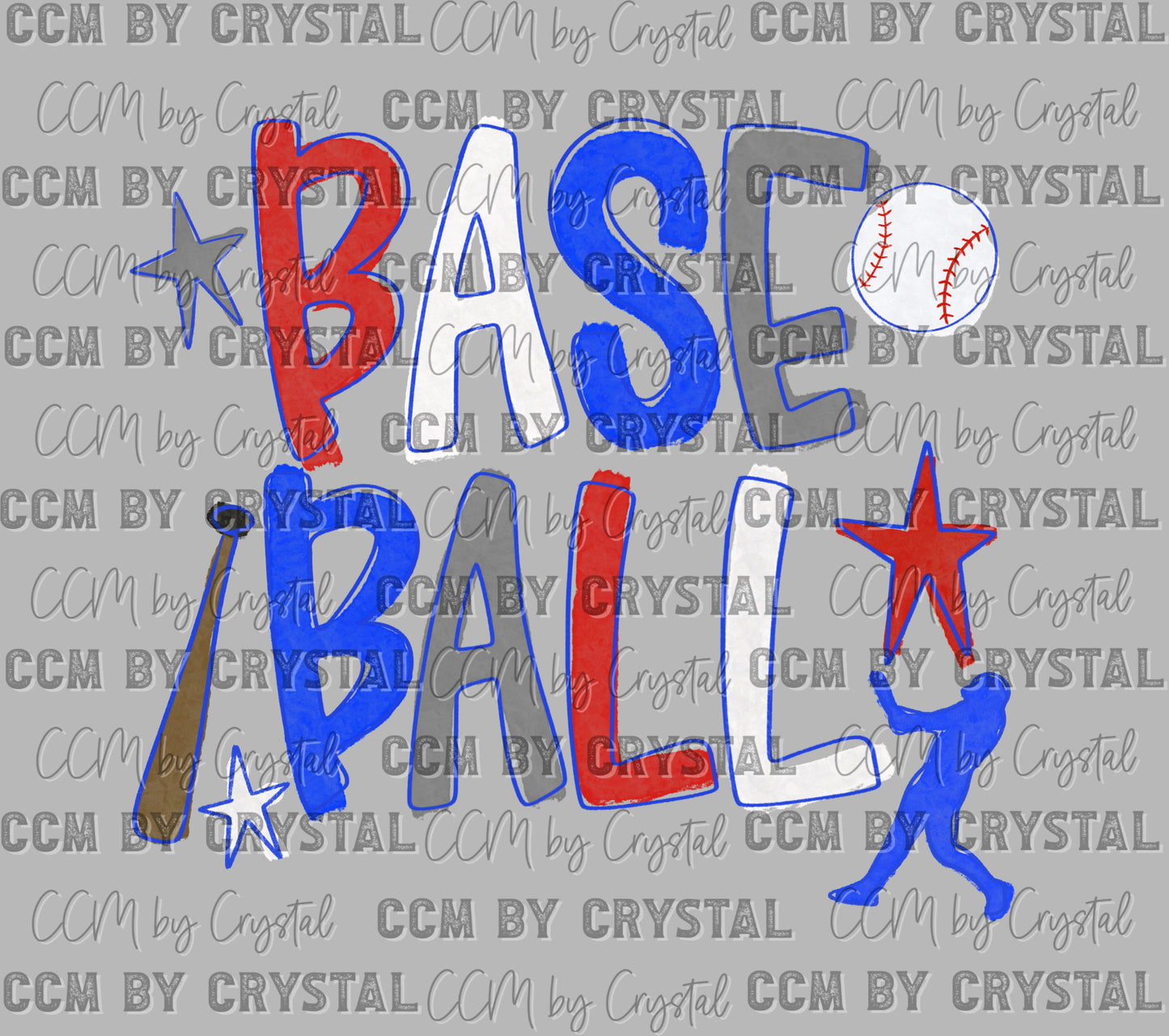 Baseball Ready to Press Instant Peel DTF Transfers Sublimation Transfers