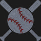 Baseball Softball Bats 11" Spangle Transfer Bling Ready to Press Transfer Sparkle Transfer