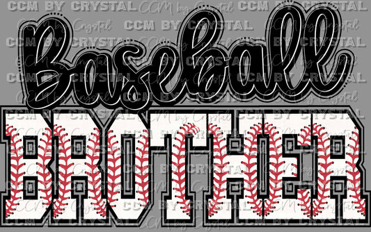 Baseball Brother Ready to Press Transfer DTF Transfer Sublimation Transfer