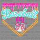 Baseball Gigi Ice Cream Drip Ready to Press Transfer DTF Transfer Sublimation Transfer