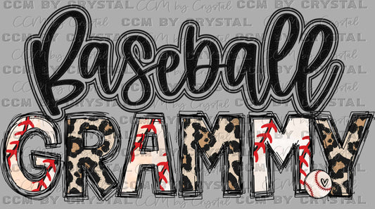 Baseball Grammy Ready to Press DTF Transfer Sublimation Transfer