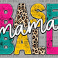 Baseball Mama Ready to Press Transfer DTF Transfer Sublimation Transfer