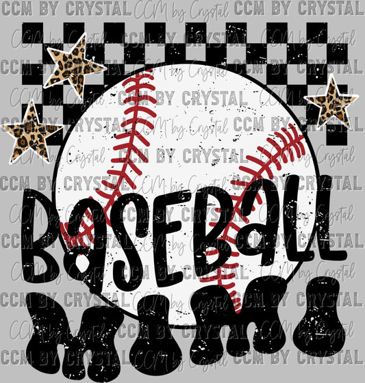 Baseball Mimi Ready to Press DTF Transfer Sublimation Transfer
