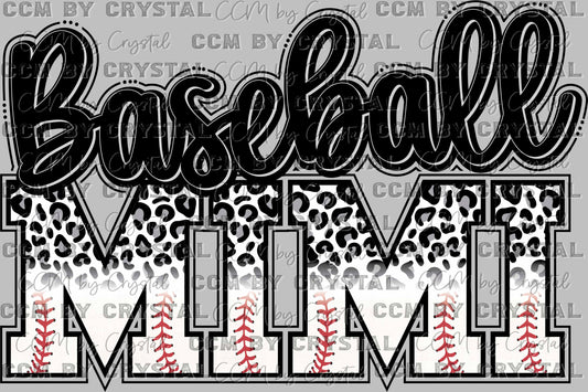 Baseball Mimi Ready to Press DTF Transfer Sublimation Transfer