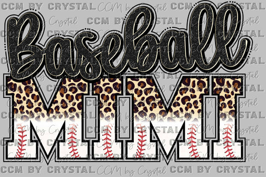 Baseball Mimi Ready to Press DTF Transfer Sublimation Transfer