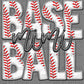 Baseball Mimi Faux Embroidery Ready to Press Transfer DTF Transfer Sublimation Transfer
