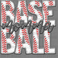 Baseball Momma Faux Embroidery Ready to Press Transfer DTF Transfer Sublimation Transfer