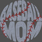 Baseball Mom 11" Spangle Transfer Bling Ready to Press Transfer Sparkle Transfer
