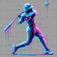 Baseball Player Drip Ready to Press Transfer DTF Transfer Sublimation Transfer