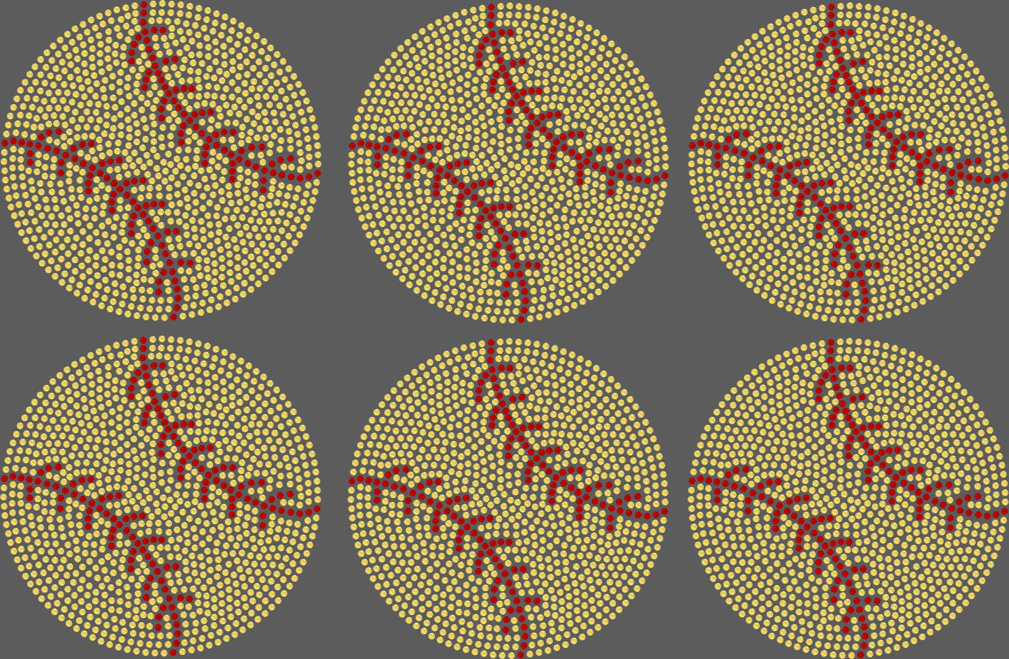 Pocket Size 3.6" Baseball Softball Spangle Transfer Bling Ready to Press Transfer Sparkle Transfer