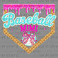 Baseball Mimi Ice Cream Drip Ready to Press Transfer DTF Transfer Sublimation Transfer