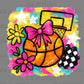 Girly Basketball Ready to Press Instant Peel DTF Transfers Sublimation Transfers