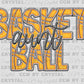Basketball Aunt Faux Embroidery Ready to Press Transfer DTF Transfer Sublimation Transfer