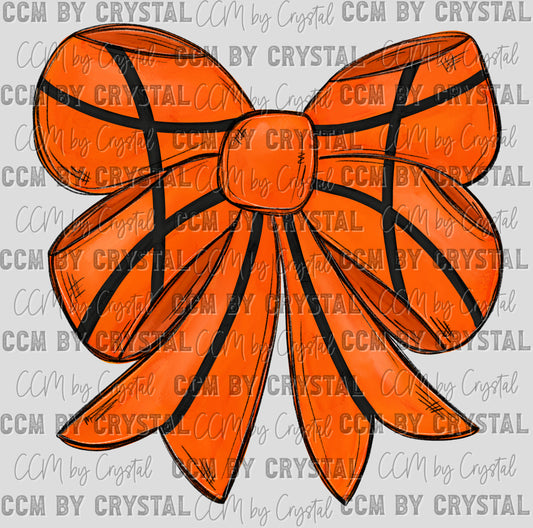 Basketball Bow Ready to Press Transfer DTF Transfer Sublimation Transfer