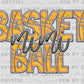 Basketball Mimi Faux Embroidery Ready to Press Transfer DTF Transfer Sublimation Transfer