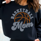 Basketball Mom 11" Wide 2- Color Spangle Ready to Press Spangle Transfer Sparkle Bling