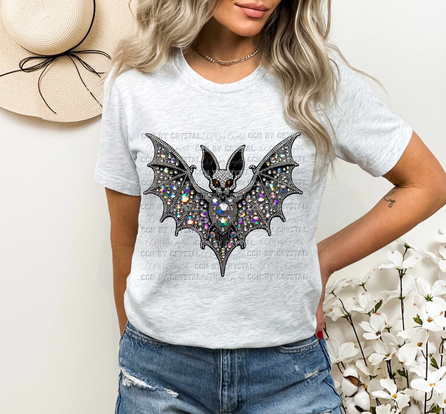 Halloween Bat Rhinestones Ready to Press Transfer