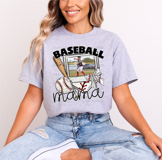 Custom Personalized Softball or Baseball Mama T Shirt, Long Sleeve, Sweatshirt
