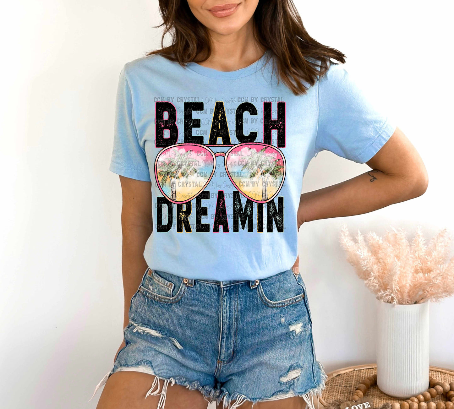 Summer Beach Dreamin Ready to Press Transfer DTF Transfer Sublimation Transfer