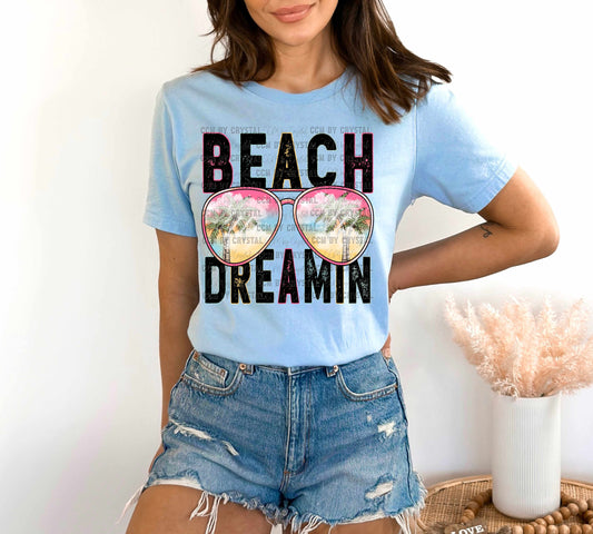 Summer Beach Dreamin Ready to Press Transfer DTF Transfer Sublimation Transfer