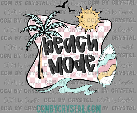 Beach Mode Summer Ready to Press Transfer DTF Transfer Sublimation Transfer