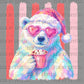 Pastel Polar Bear Christmas Ready to Press DTF Transfers