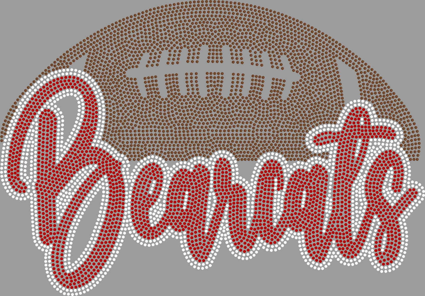 Bearcats Football Approximately 11" wide Spangle Transfer
