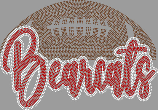 Bearcats Football Approximately 11" wide Spangle Transfer